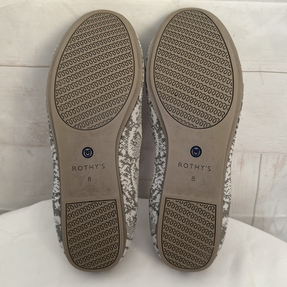 Rothy’s Size 8 Python Print Almond Toe Loafers - Picture 5 of 9